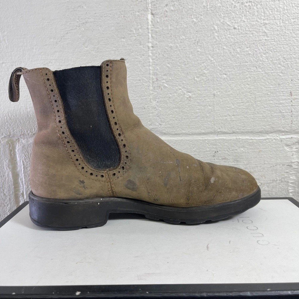 Blundstone Chelsea Ankle Boots Brown Leather Pull On Women's Size 5 UK/8 US